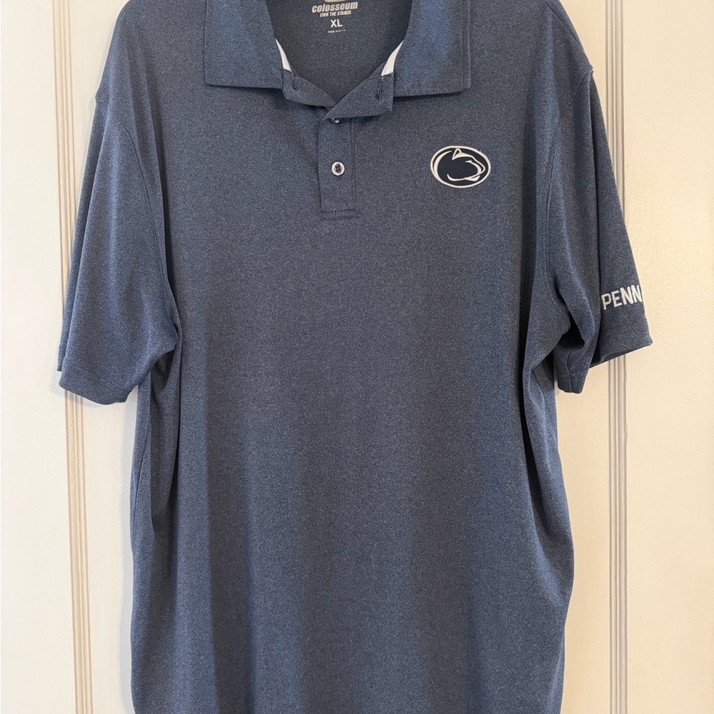 Penn state polo Colosseum Men's Blue Polo Shirt